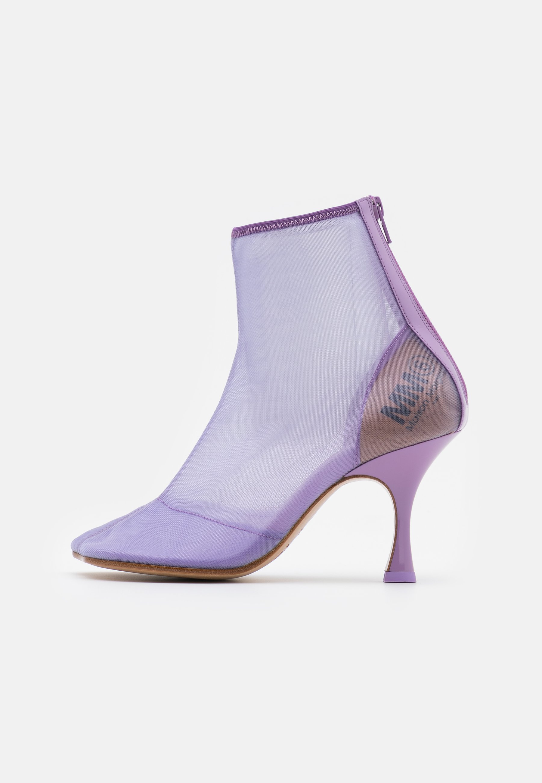 lavender ankle boots