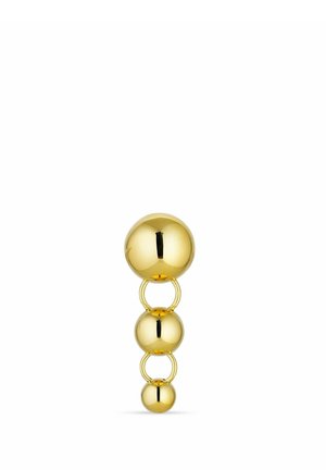ATOMIC DROP STUD - Single earring - gold plated silver coloured