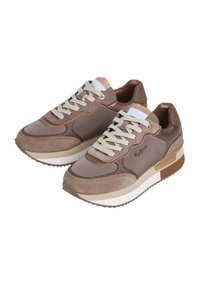 Pepe Jeans RUSPER GLAM - Tenisky - bronze/beige