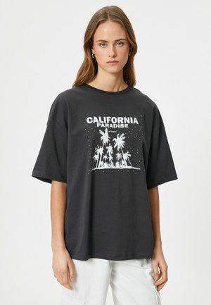 Koton Camiseta estampada - anthracite