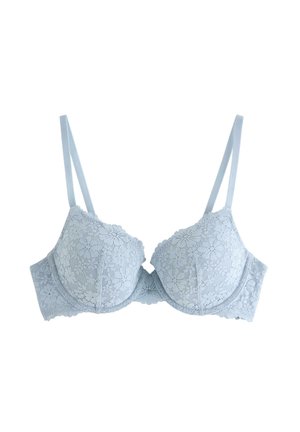 Lindex, LINDEX LILJA T-SHIRT BRA WITH LACE LINDEX - Reggiseno con ferretto - light dusty blue