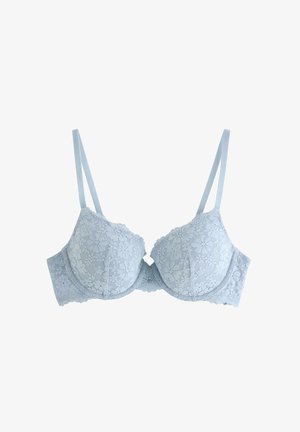 Lindex, LINDEX LILJA T-SHIRT BRA WITH LACE LINDEX - Bøjle-bh - light dusty blue
