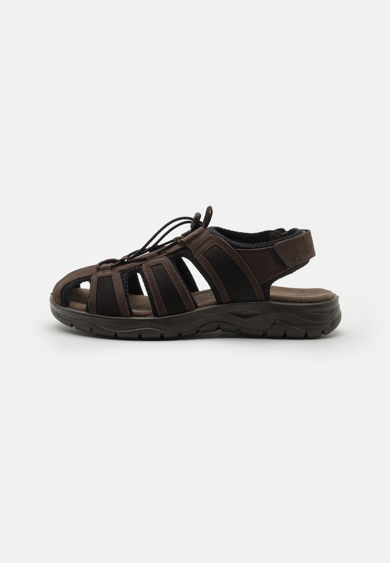 Pier One LEATHER Walking sandals brown Zalando.co.uk