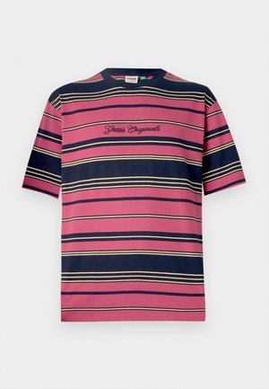 GO HORIZONTAL STRIPE TEE UNISEX - T-shirts med print - slate rose