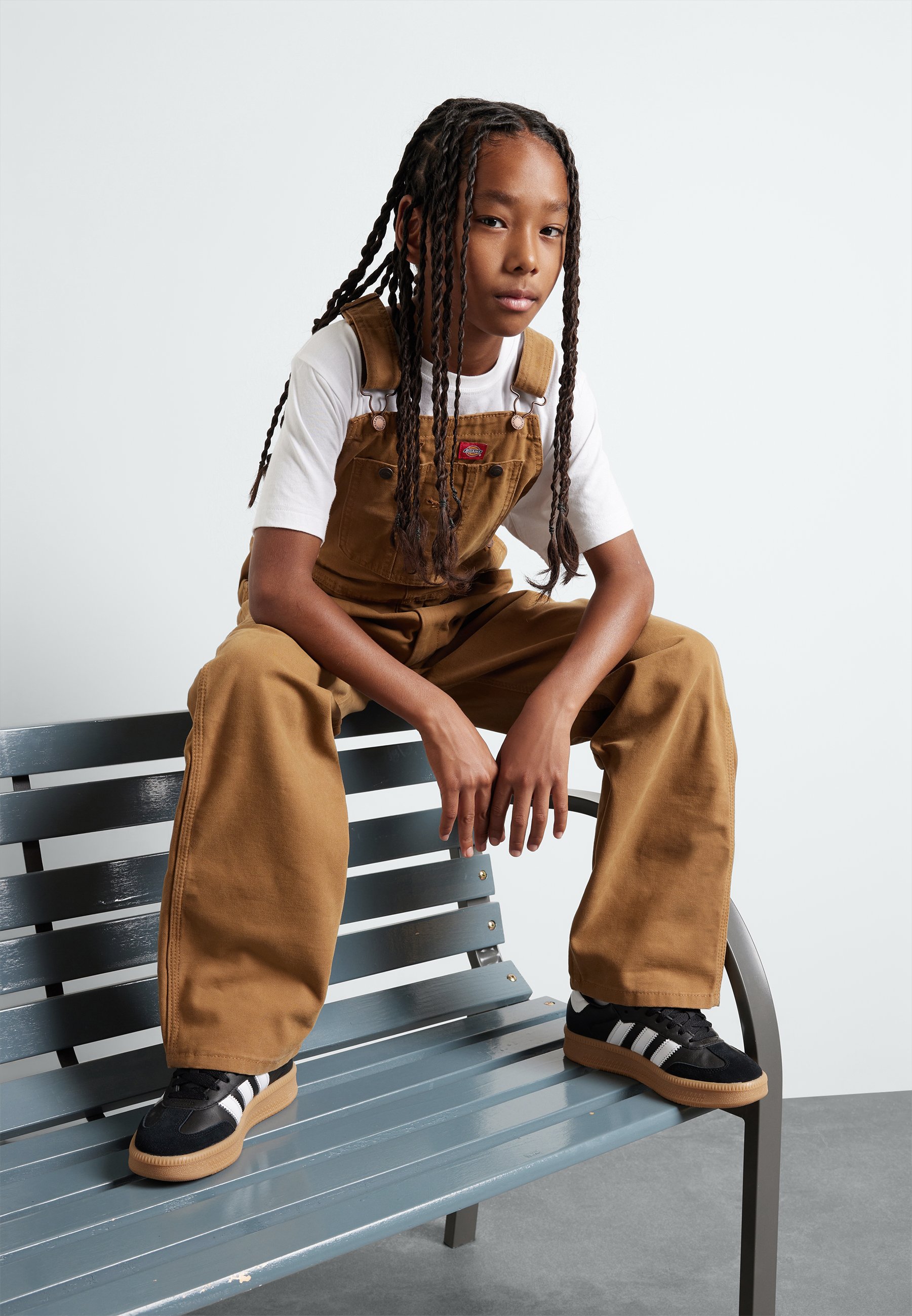 Dickies KIDS BIB UNISEX - Dungarees - rinsed brown/brown - Zalando.ie
