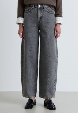 Calliope, JEAN TINTA UNITA - Wide Leg - grigio denim