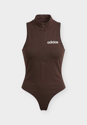 adidas Performance, HYPERGLAM BODYSUIT - Κορμάκι - aurora coffee