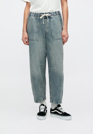 PULL ON BARREL LUNAR - Relaxed fit -farkut - blue denim