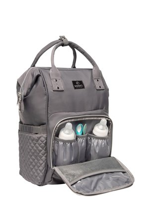 DIAPERBAG BACKPACK MIMMTI | BABY BAG | NURSING BAG - Tasker - grey