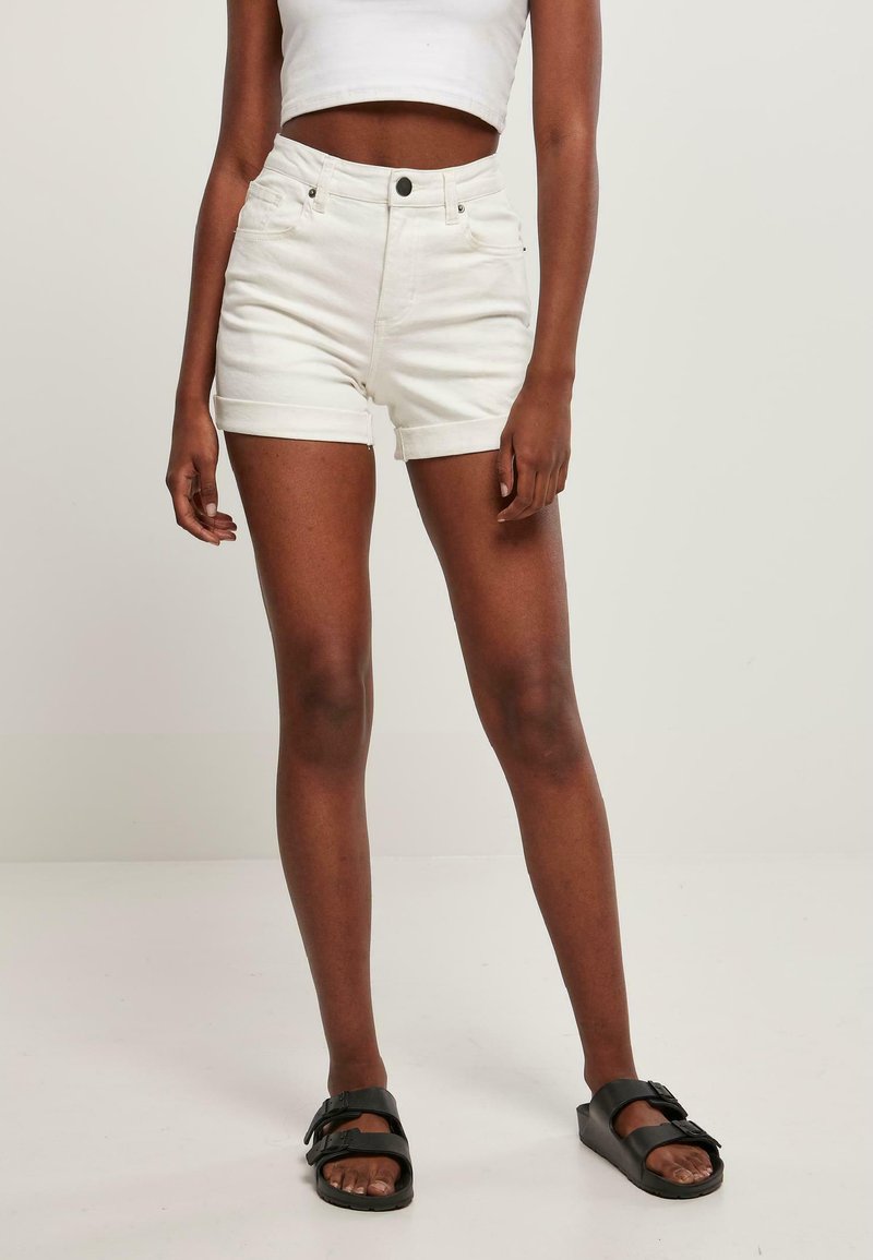 Urban Classics - Jeansshorts - offwhite raw, Förstora