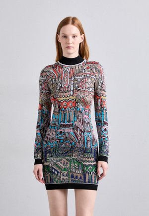SHORT DRESS - Jumper dress - multicolor/blue/red