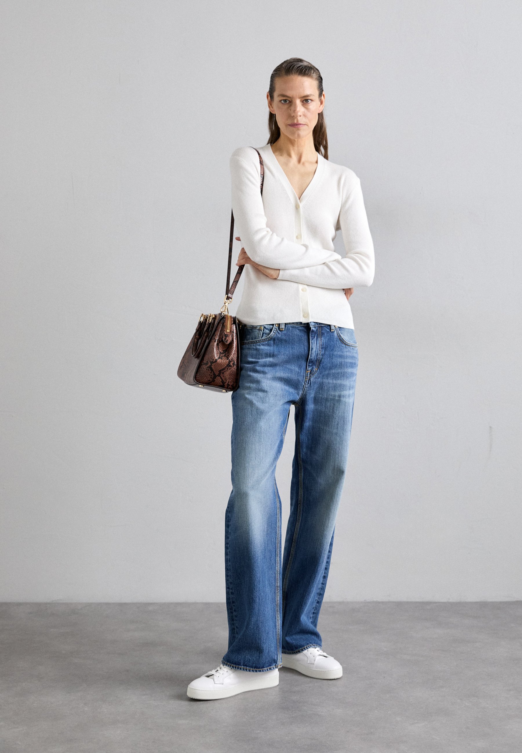 売れ筋商品|||タイガー オブ スウェーデン ニット&セーター レディース アウター GIANE - Cardigan - soft white Giane Cardigan | Tiger Of Sweden