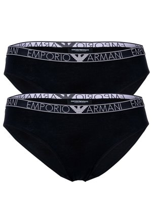 Emporio Armani 2ER PACK  - Slip - schwarz