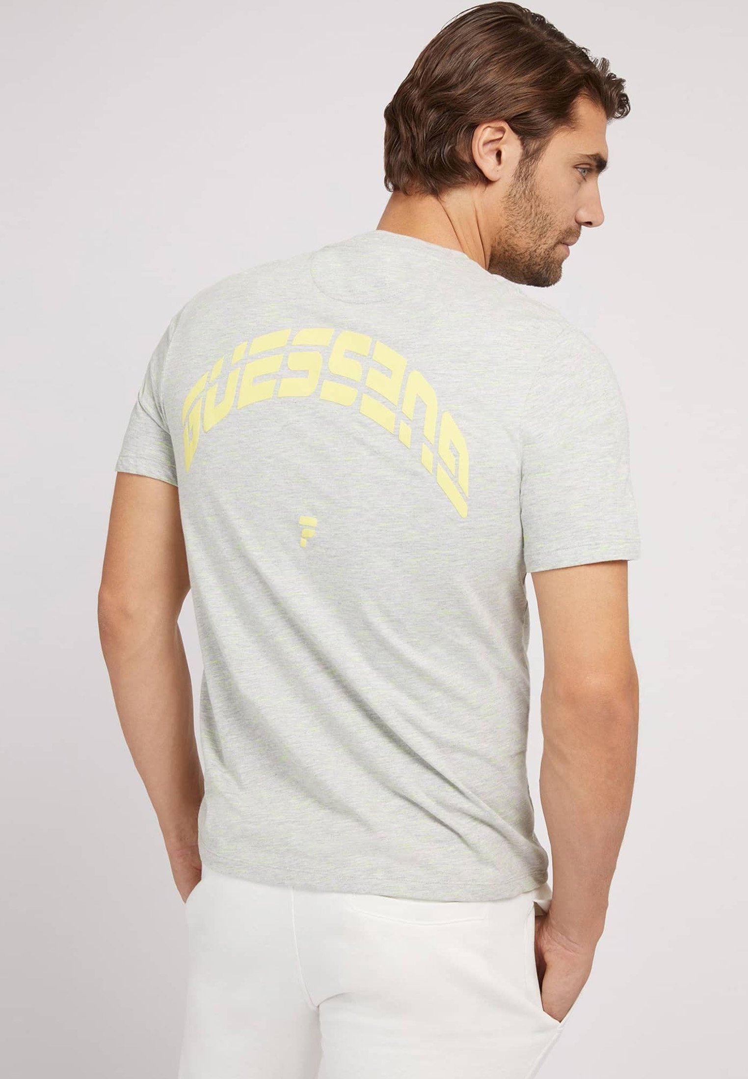 Guess T-shirt print - grau/grijs 