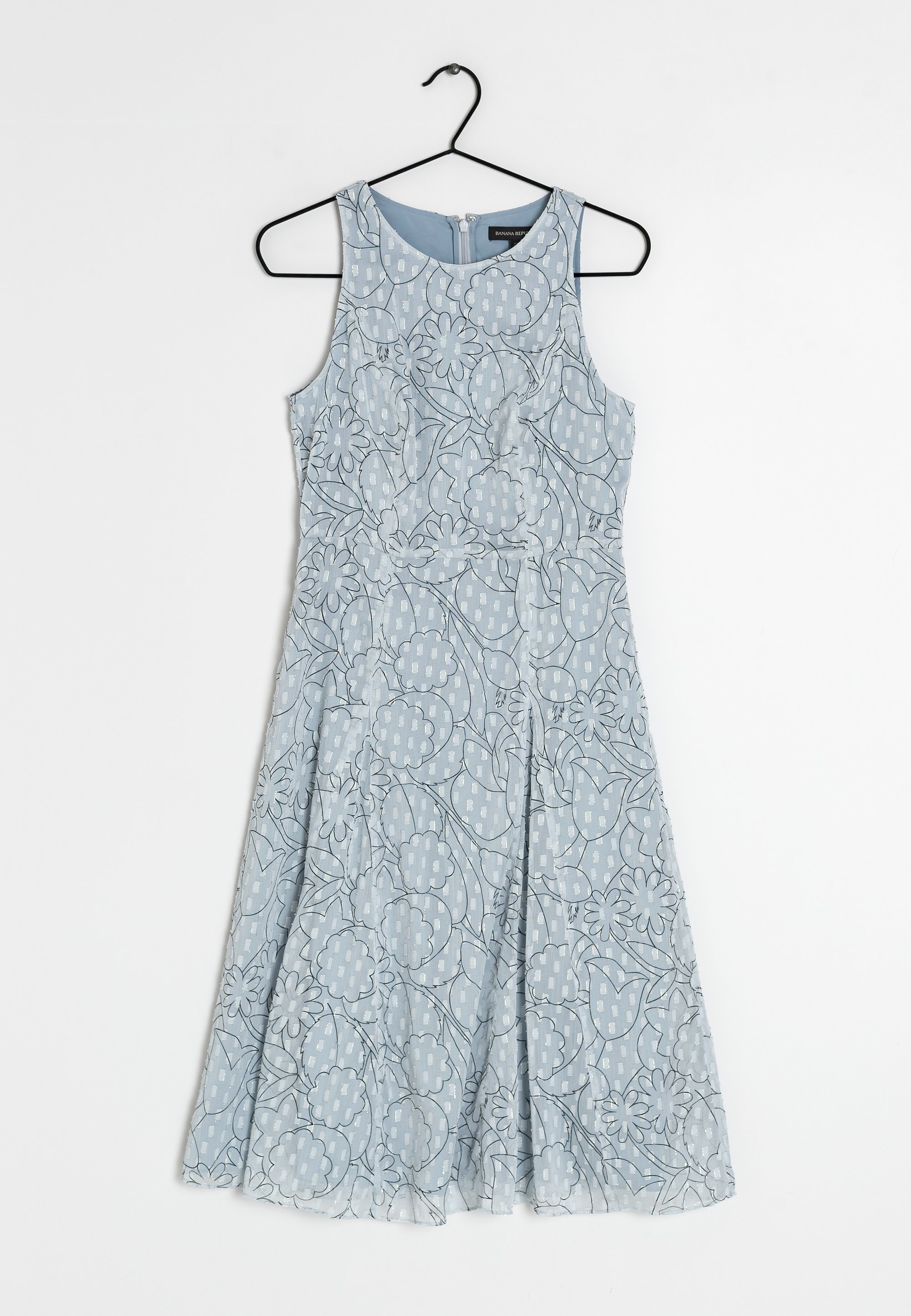 Banana Republic Day dress - light blue - (Pre-owned) - Zalando