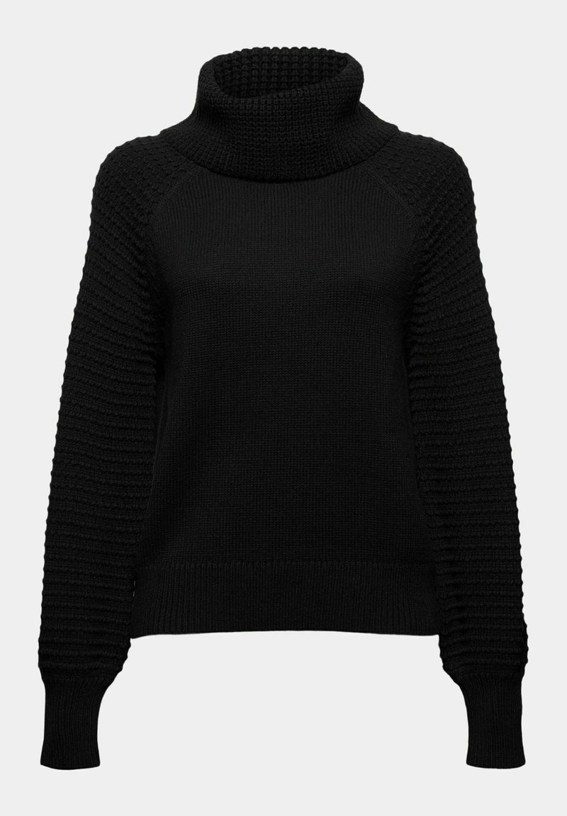 Damen Strickjacken | edc by Esprit SWEATERS Strickpullover black/schwarz - VH33554 Damen Strickjacken | edc by Esprit SWEATERS Strickpullover black/schwarz - VH33554