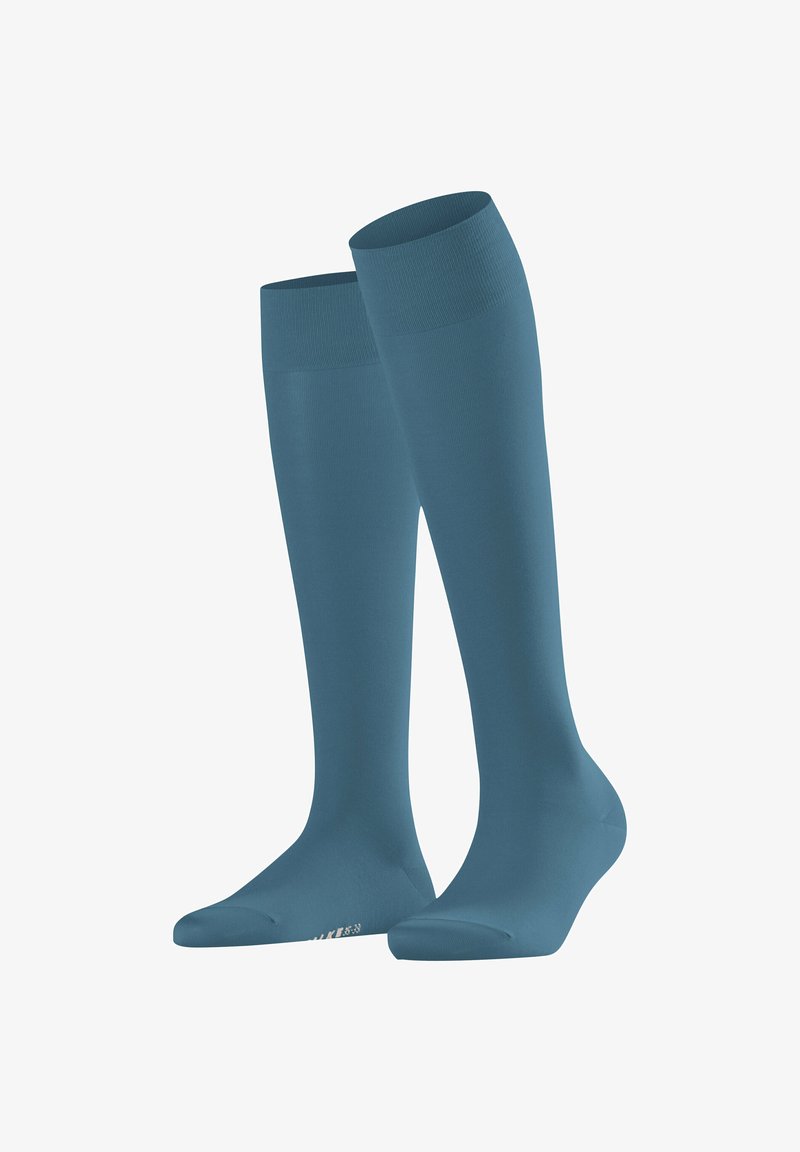 FALKE COTTON TOUCH - Kniestrümpfe - inkblue