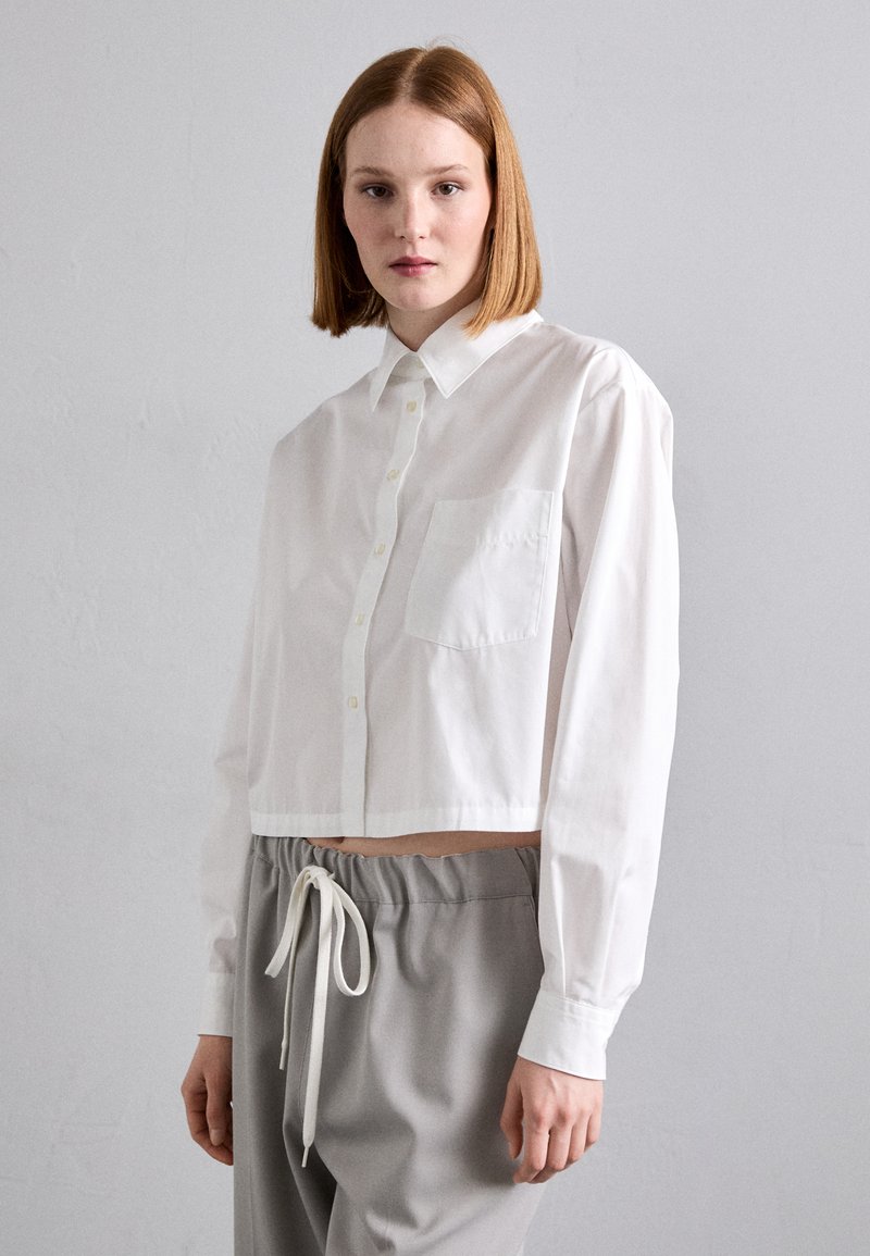 Aspesi Top bianco in cotone da bambina S24005TTC6039