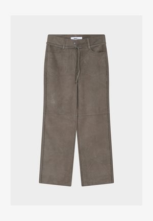DAY Birger et Mikkelsen, TAMARA - Leren broek - walnut