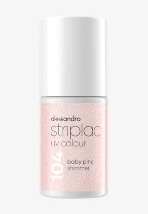 alessandro STRIPLAC UV COLOUR - Nagellak - baby pink shimmer