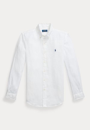 CUSTOM FIT LINEN SHIRT - Srajca - ceramic white