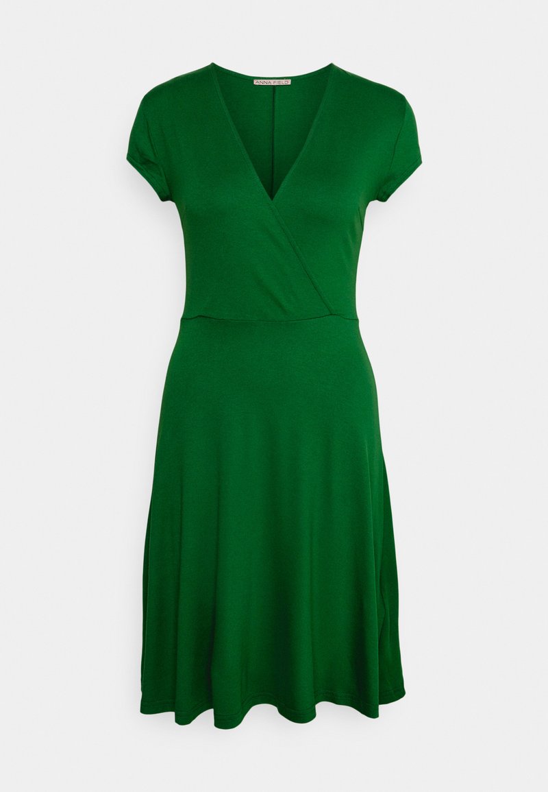 Anna Field Jersey dress dark green Zalando.ie