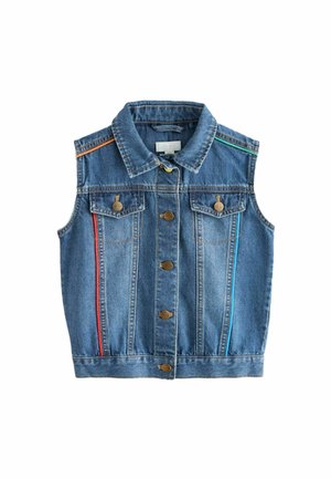 Little Bird WASHED RAINBOW EMBROIDERED - REGULAR FIT - Liivi - blue