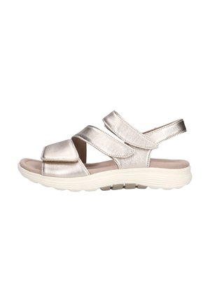Gabor, GABOR DAMES PLATTE SANDALEN 813. - Plateausandalette - satin met puder