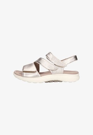 Gabor, GABOR DAMES PLATTE SANDALEN 813. - Plateausandalette - satin met puder