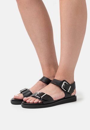 Nine West Copen Sandali Con Zeppa Donna - Tessuto, Tacco 6cm, Plateau 4,2cm - Slip-On