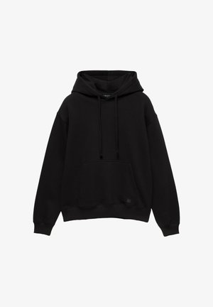 PULL&BEAR, BASIC - HOODIE - Sweat à capuche - black