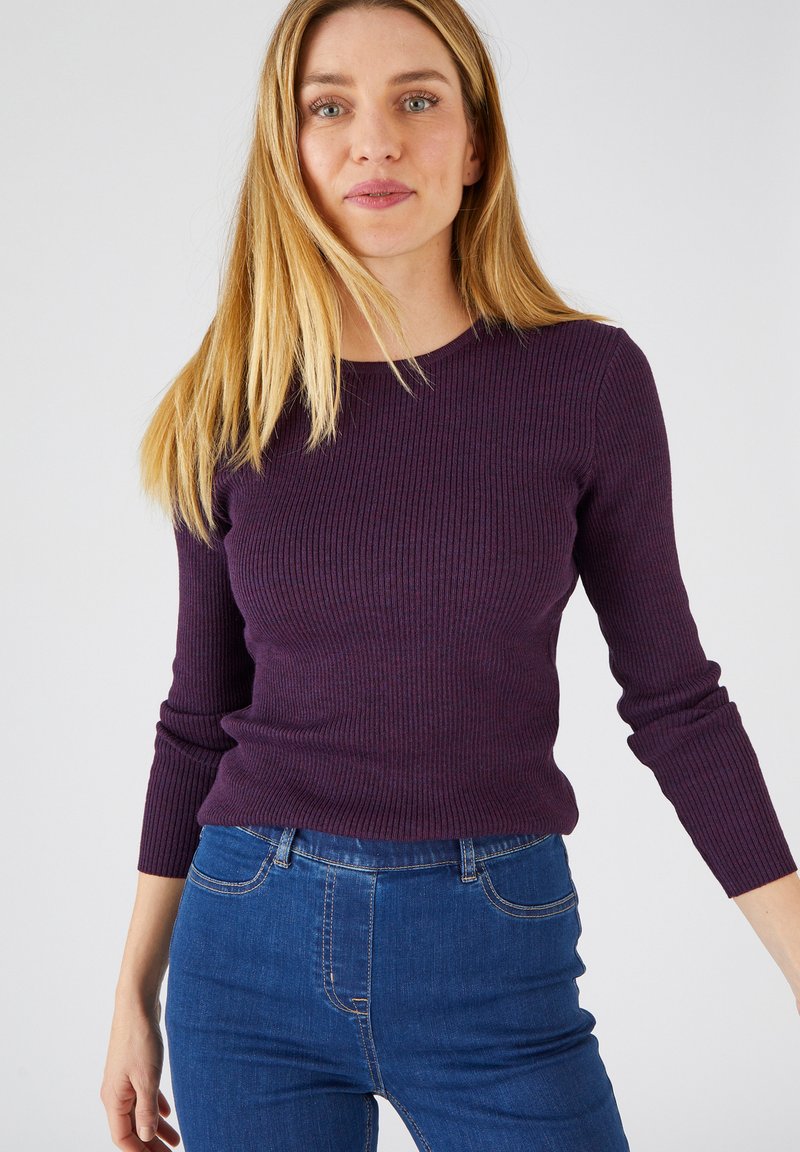 Damart COL ROND  - Maglione - raisin