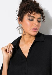 Ulla Popken 3/4 SLEEVE  - Blusa - black