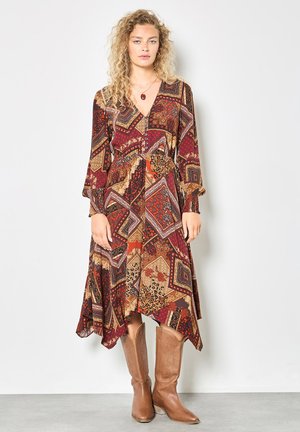 Blousejurk - burgundy