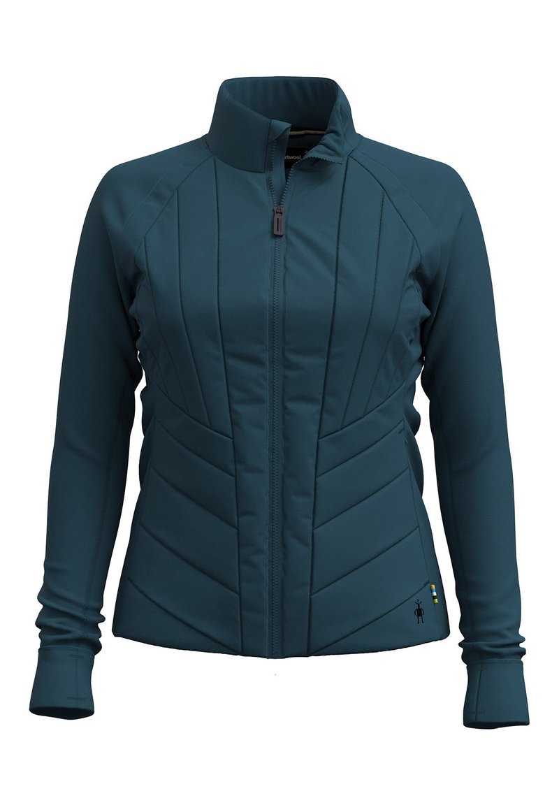 SmartWool Outdoorjas lichtblauw