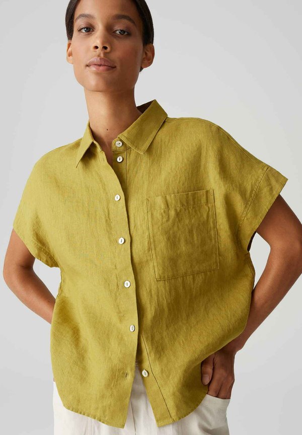 LOOSE FIT - Hemdbluse - tropical moss