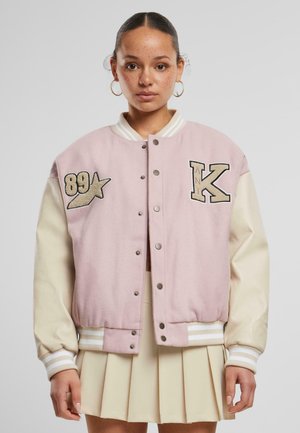 RETRO PATCH STAR OS COLLEGE - Bombejakke - rose lightsand