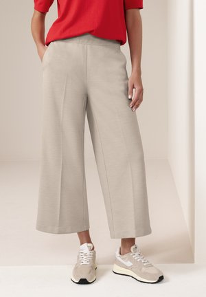 Street One HIGH WAIST WIDE LEG IM CASUAL FIT - Pantalon classique - cobble stone