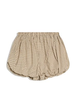 PRINTED BALLOON - Minisukňa - sand