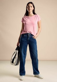Street One MIT RAFFUNG - T-shirts basic - rosa