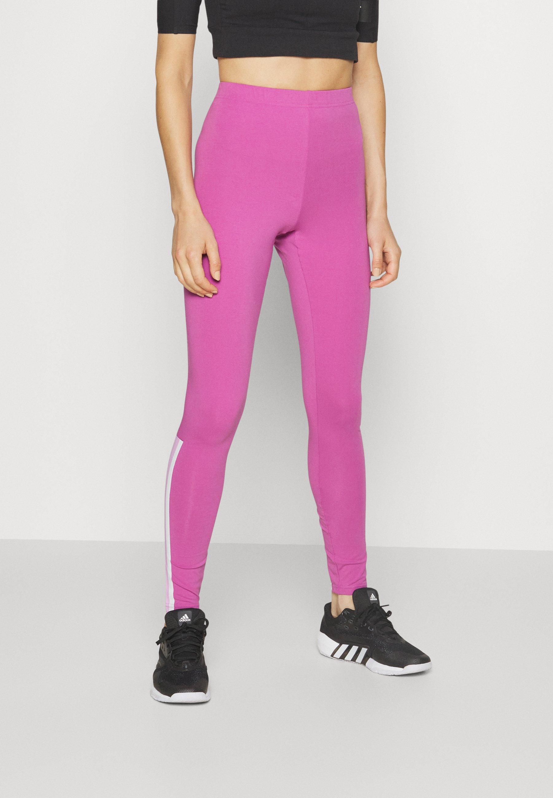 adidas Performance Legging - semi pulse lilac/white/bliss lilac/paars -  Zalando.nl