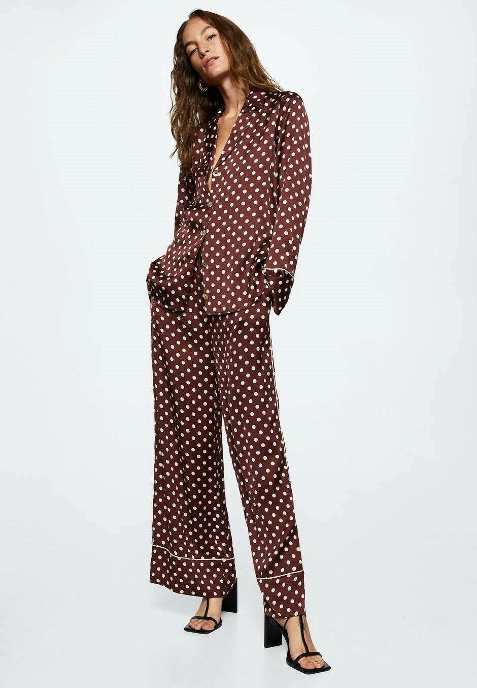 Mango LOLA - Broek - brown/bruin - Zalando.nl