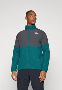 The North Face - GLACIER HEAVYWEIGHT FULL ZIP - Fleece jacket - deep nori/asphalt grey/black Thumbnail Image 1