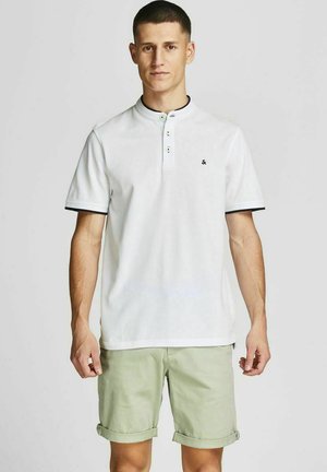 JJEPAULOS MAO - Polo shirt - white