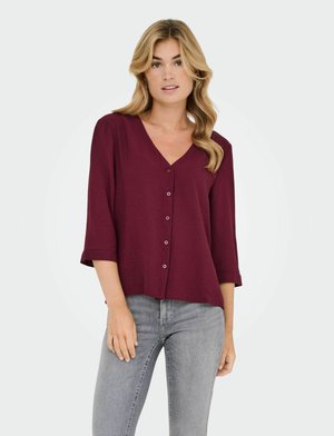 JDYCAPOTE 3/4  - Blouse - maroon banner