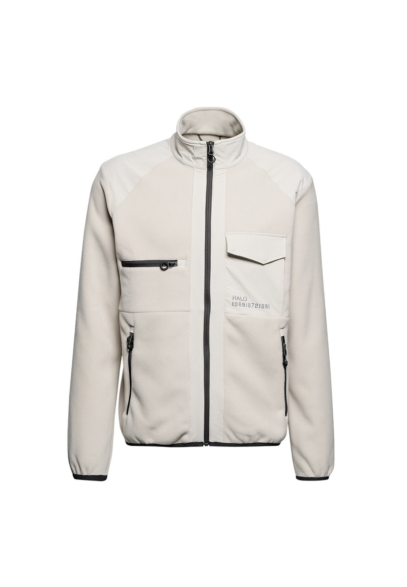 HALO PANELED - Fleecejacka - silver lining