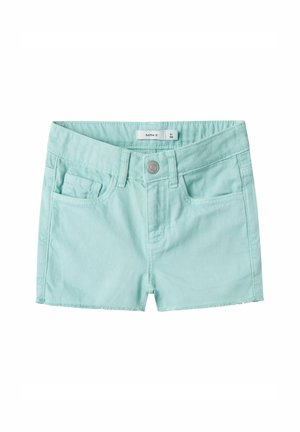 MOM FIT - Short en jean - blue light