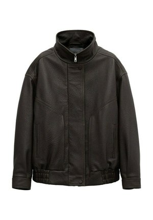 Giacca di pelle - bruin