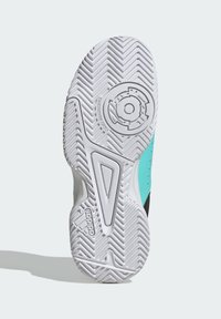 adidas Performance COURT STABIL JR - Tenisové boty na všechny povrchy - flash aqua   core black   cloud white