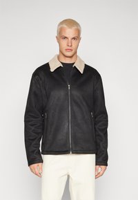 Only & Sons ONSROYCE JACKET  - Giacca in similpelle - black